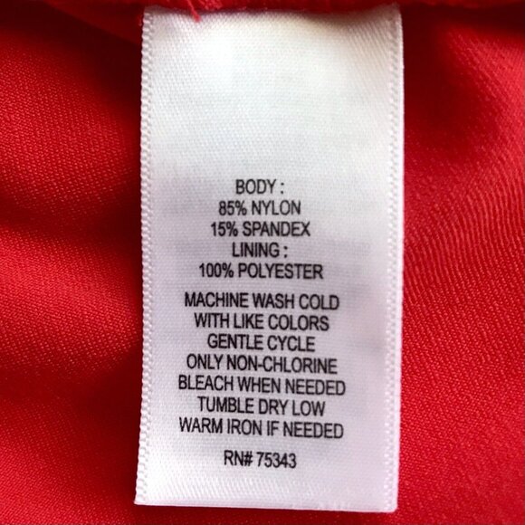 Cynthia Rowley Women’s Size 2 Mock Neck‎ Skater Dress Stretchy Fit & Flare - Picture 6 of 7